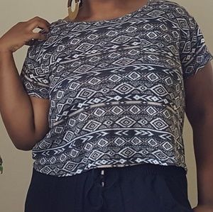 Forever21 Plus Size patterned top
